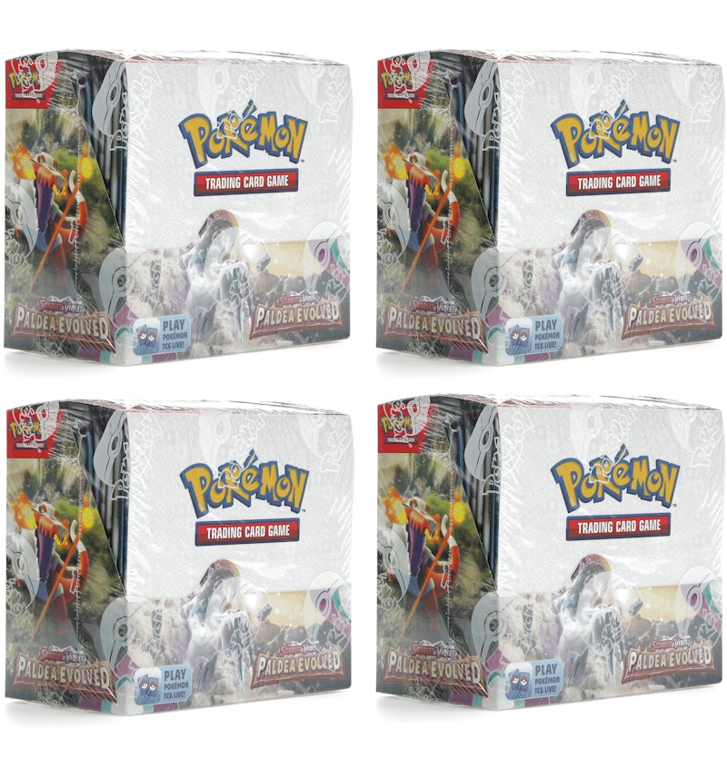 Pokmon TCG Scarlet & Violet Paldea Evolved Booster Box 4x Lot - US Pokmon TCG Scarlet & Violet Paldea Evolved Booster Box 4x Lot - US