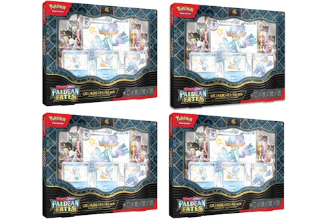 Pokmon TCG Scarlet & Violet Paldean Fates Quaquaval ex Premium Collection 4x Lot - US Pokmon TCG Scarlet & Violet Paldean Fates Quaquaval ex Premium Collection 4x Lot - US
