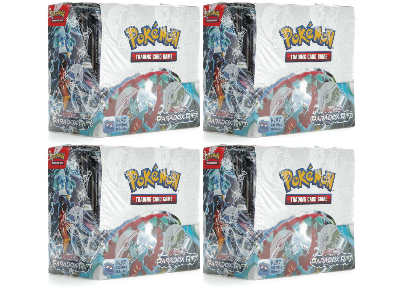 Pokmon TCG Scarlet & Violet Paradox Rift Booster Box 4x Lot - US Pokmon TCG Scarlet & Violet Paradox Rift Booster Box 4x Lot - US