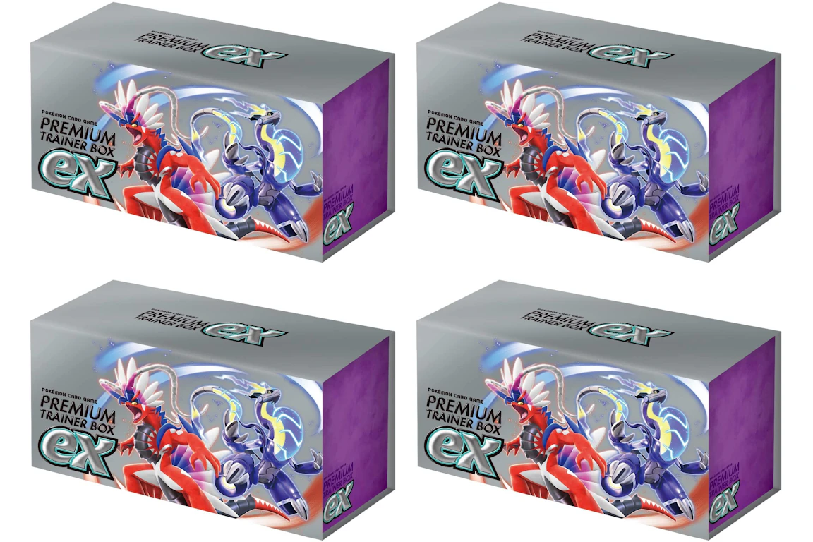 Pokémon TCG Scarlet & Violet Premium Trainer Box ex (Japanese) 4x Lot