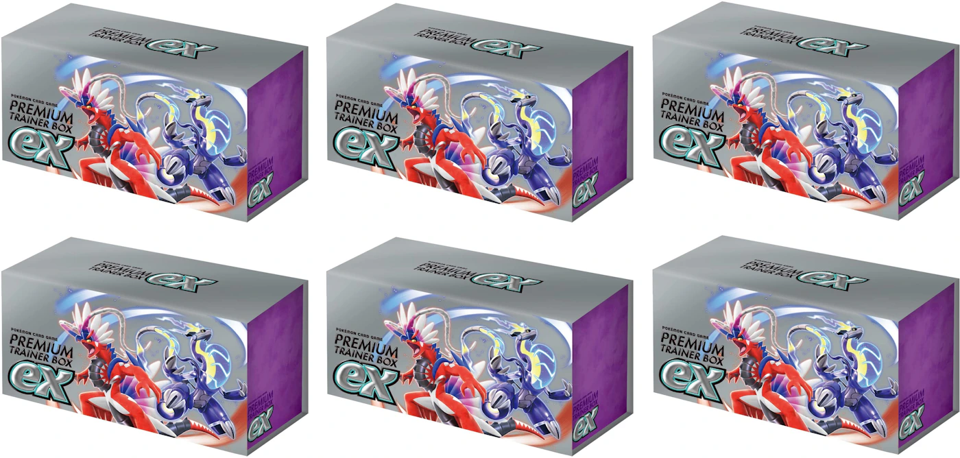 Pokémon TCG Scarlet & Violet Premium Trainer Box ex (Japanese) 6x Lot