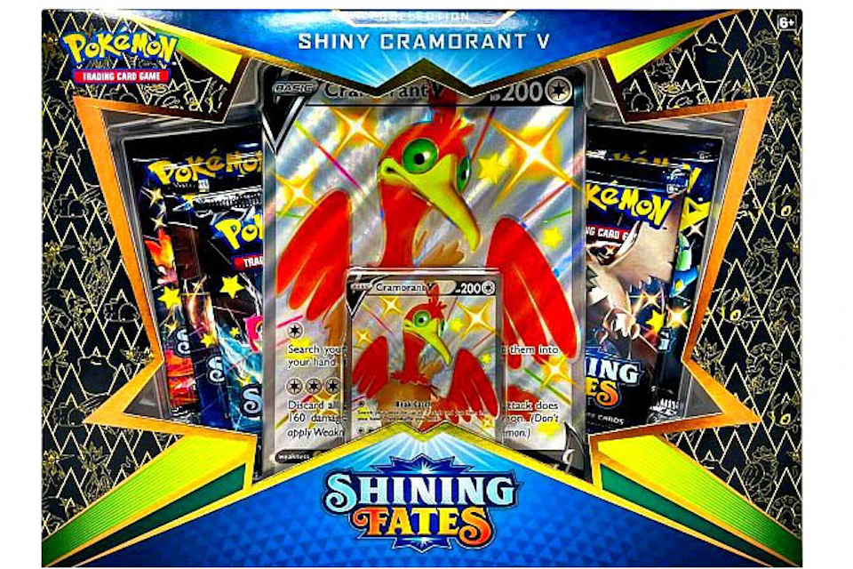 Pokemon TCG Shining Fates Shiny Cramorant V Collection Box