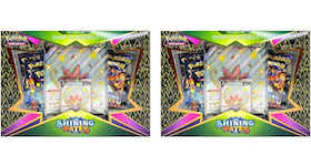 Pokemon TCG Shining Fates Shiny Eldegoss V Collection Box 2X Lot