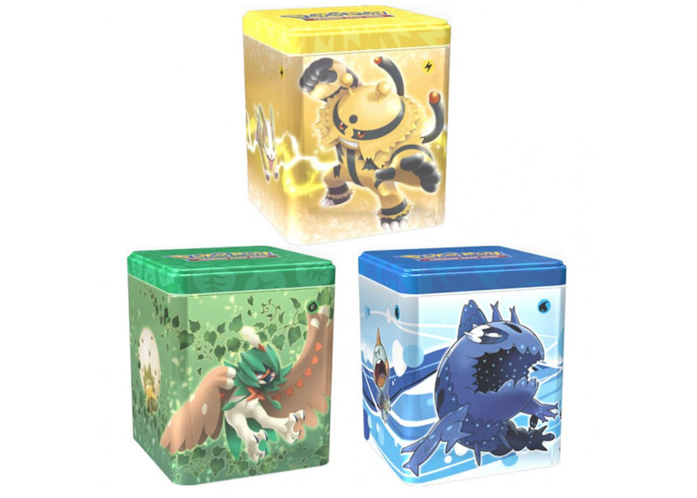 Pokmon TCG Stacking Tins Decidueye/Wishiwashi/Electivire 3x Bundle - US Pokmon TCG Stacking Tins Decidueye/Wishiwashi/Electivire 3x Bundle - US