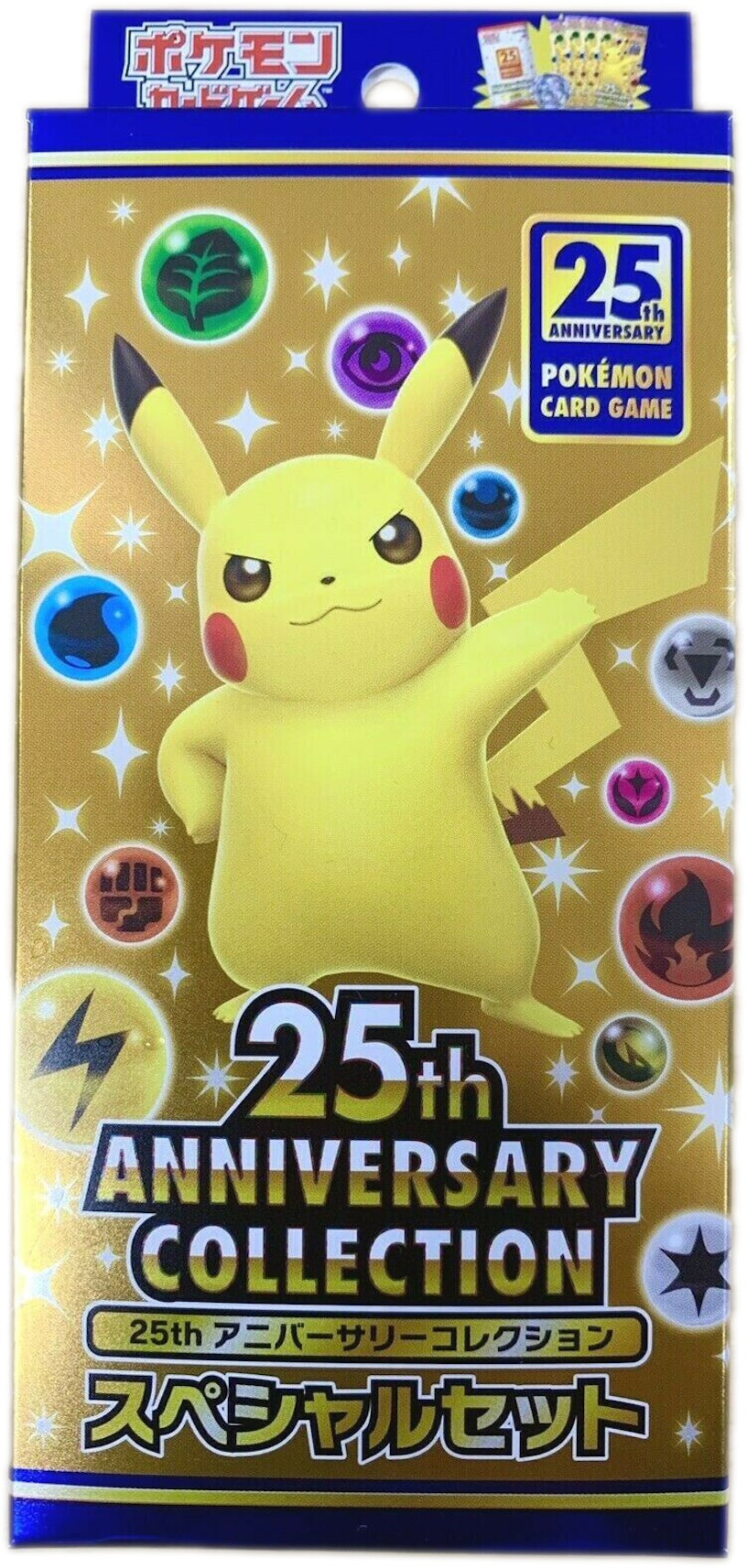 Pokemon Card Game Sword & Shield Expansion Pack 25th Anniversary, pikachu  card 