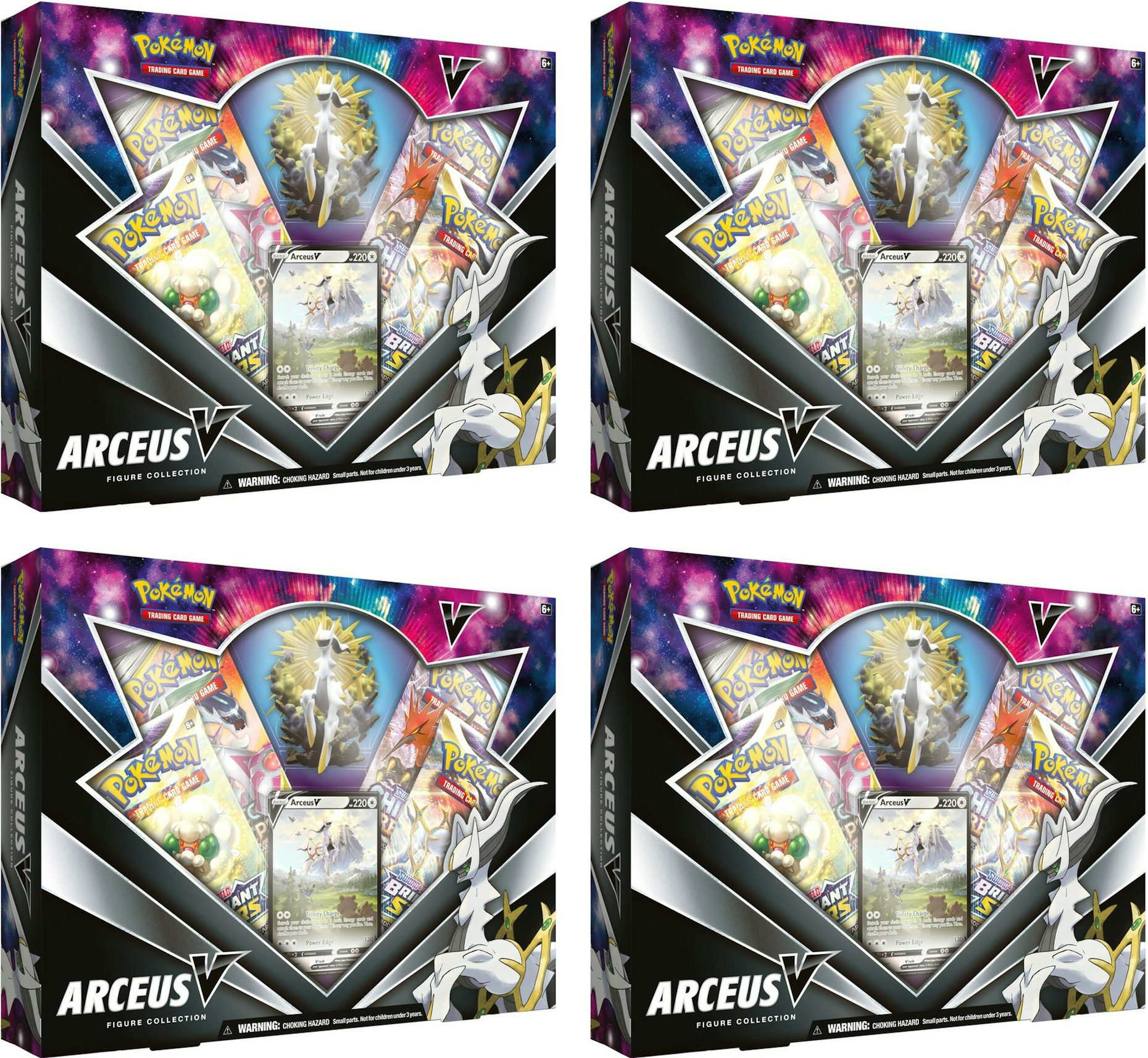Pokemon Trading Cards: 2022 Spring Arceus V Figure Collection Box