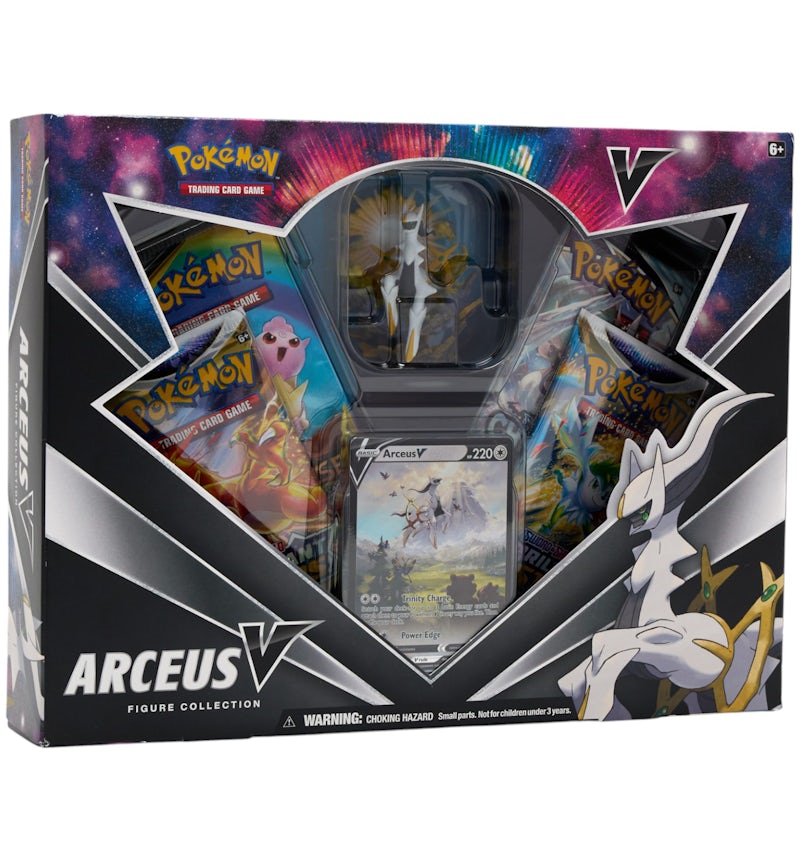 Pokmon TCG Sword & Shield Arceus V Figure Collection Box - US Pokmon TCG Sword & Shield Arceus V Figure Collection Box - US