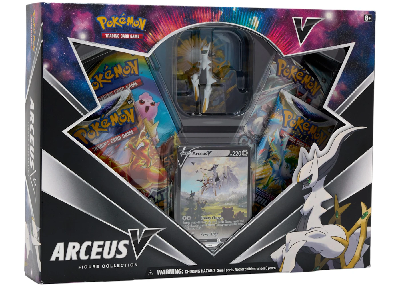 Pokmon TCG Sword & Shield Arceus V Figure Collection Box - US Pokmon TCG Sword & Shield Arceus V Figure Collection Box - US