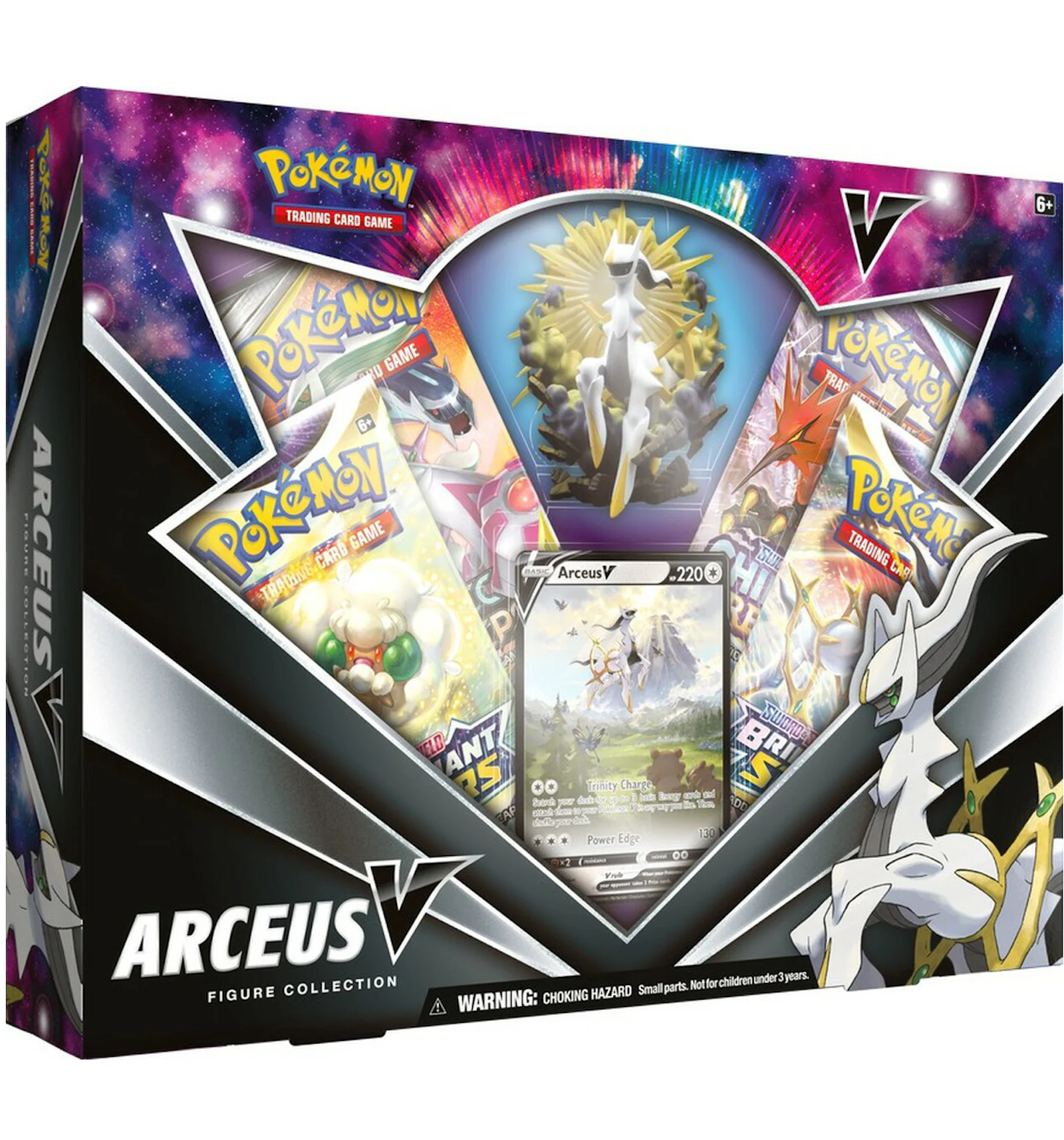 Pokémon TCG Sword & Shield Arceus V Figure Collection Box