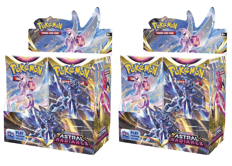 Pokémon TCG Sword & Shield Astral Radiance Booster Box 2x Lot