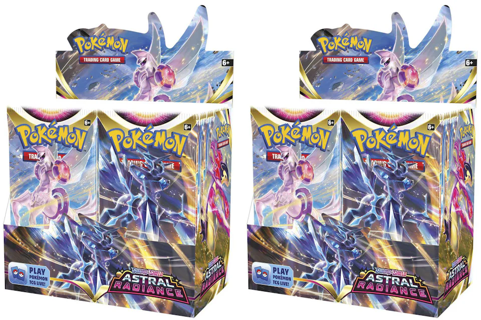 Pokémon TCG Sword & Shield Astral Radiance Booster Box 2x Lot