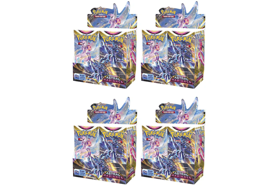 Coffrets de boosters Pokémon TCG Épée et Bouclier Astres radieux (lot de 4)