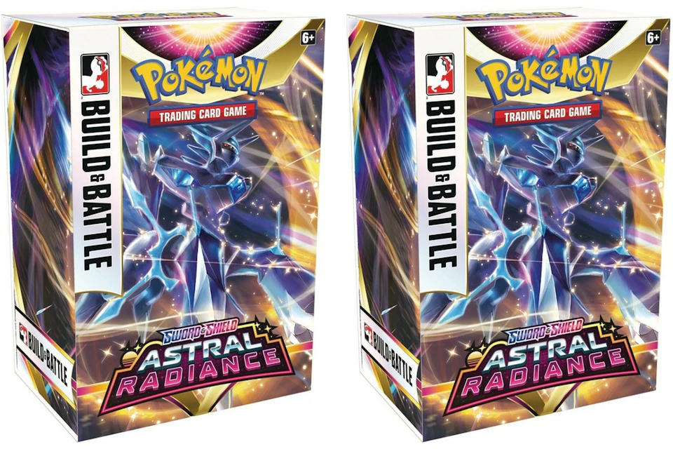 Pokémon TCG Sword & Shield Astral Radiance Build and Battle Box 2x Lot