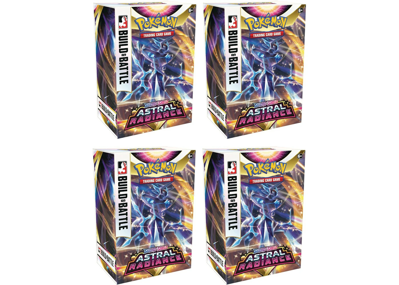 Pokmon TCG Sword & Shield Astral Radiance Build and Battle Box 4x Lot - US Pokmon TCG Sword & Shield Astral Radiance Build and Battle Box 4x Lot - US
