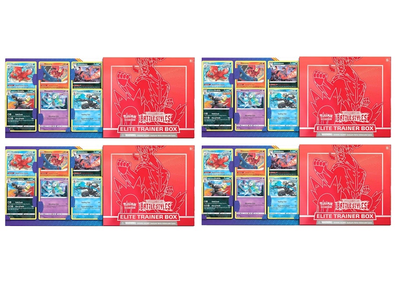 Pokémon TCG Sword & Shield Battle Styles Elite Trainer Box Single ...