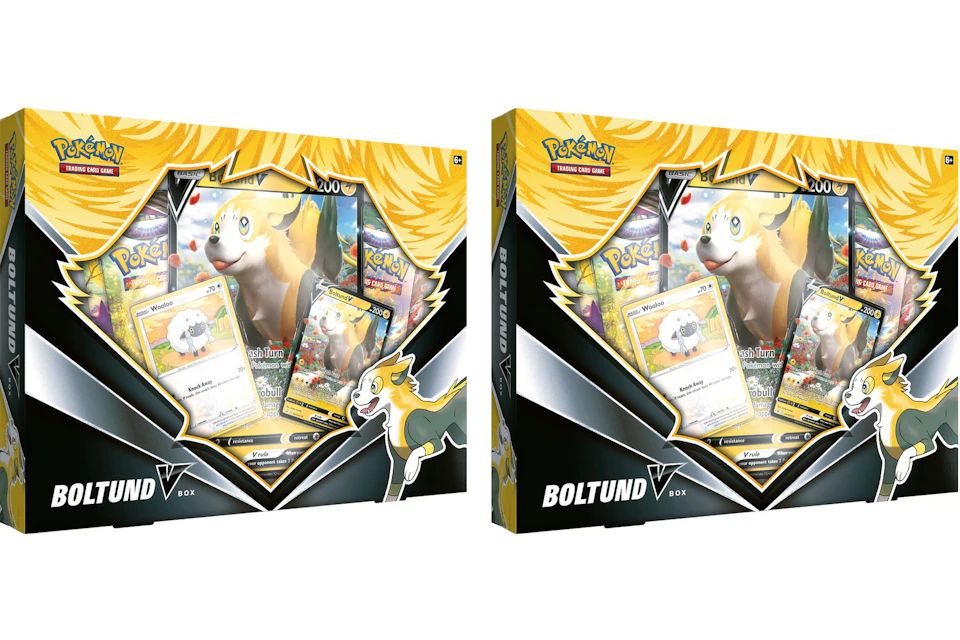 Pokémon TCG Sword & Shield Boltund V Box 2x Lot