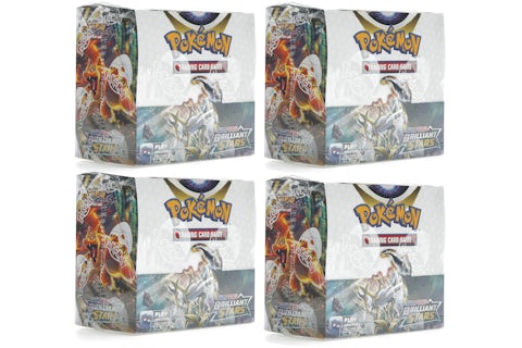 Pokmon TCG Sword & Shield Brilliant Stars Booster Box 4x Lot - US Pokmon TCG Sword & Shield Brilliant Stars Booster Box 4x Lot - US