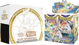 Pokemon Brilliant Stars Carte Pokémon Booster Packs x2 - Nouvelle Carte  Vstar et Vmax à prix pas cher