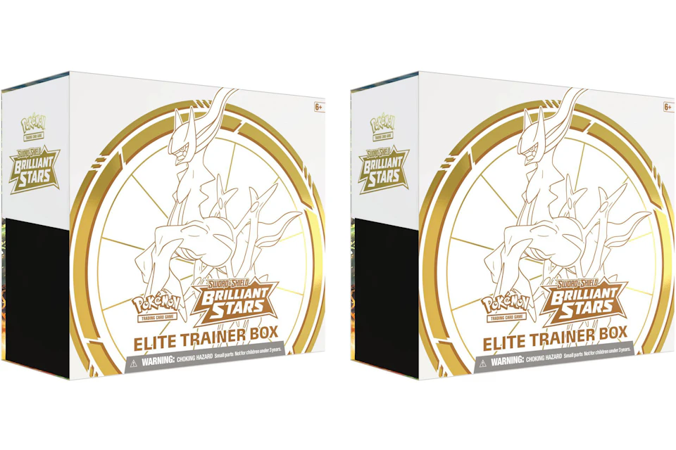 Pokémon TCG Sword & Shield Brilliant Stars Elite Trainer Box 2x Lot