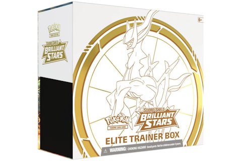 Pokmon TCG Sword & Shield Brilliant Stars Elite Trainer Box - US Pokmon TCG Sword & Shield Brilliant Stars Elite Trainer Box - US