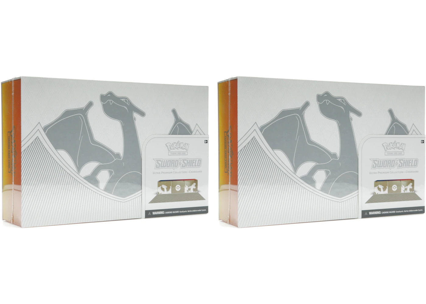 Pokemon TCG Sword & Shield Charizard Ultra-Premium Collection Box 2x Lot - US Pokemon TCG Sword & Shield Charizard Ultra-Premium Collection Box 2x Lot - US