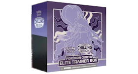 Pokémon TCG Sword & Shield Chilling Reign (Pokémon Center Exclusive) Elite Trainer Box (Shadow Rider Calyrex)