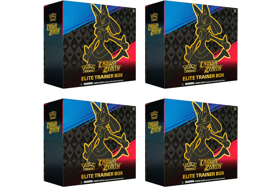 Pokemon TCG: Crown Zenith Elite Trainer Box - Lucario VSTAR Promo & 10 Booster Packs Pokemon Crown Zenith Elite Trainer Box Pokemon TCG: Crown Zenith Elite Trainer Box - Lucario VSTAR Promo & 10 Booster Packs Pokemon Crown Zenith Elite Trainer Box