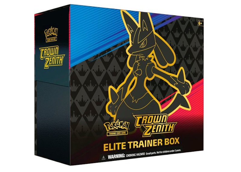 I*e様 北米限定BOX レア　CROWN ZENITHシュリンク付　エリートト Pokémon TCG Sword & Shield Crown Zenith Elite Trainer Box - US