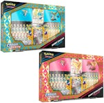 Pokémon TCG Sword & Shield Crown Zenith Shiny Zacian & Shiny Zamazenta Premium Figure Collection Box 2x Bundle