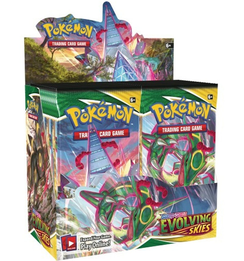 Pokmon TCG Sword & Shield Evolving Skies Booster Box - US Pokmon TCG Sword & Shield Evolving Skies Booster Box - US