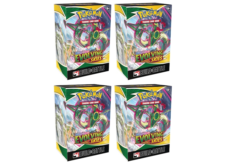 Pokémon TCG Sword & Shield Evolving Skies Build & Battle Box 4x