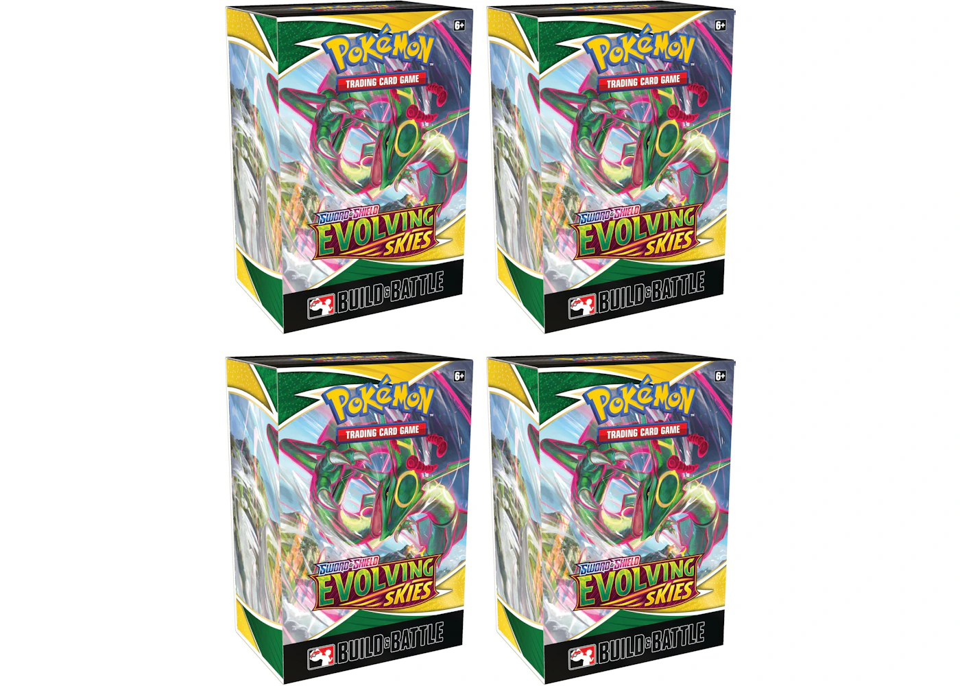 Pokmon TCG Sword & Shield Evolving Skies Build & Battle Box 4x Lot - US Pokmon TCG Sword & Shield Evolving Skies Build & Battle Box 4x Lot - US