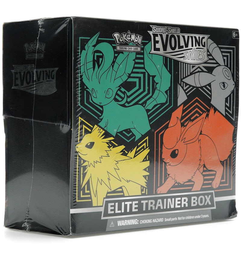 Pokmon TCG Sword & Shield Evolving Skies Elite Trainer Box (Flareon/Jolteon/Umbreon/Leafeon) - US Pokmon TCG Sword & Shield Evolving Skies Elite Trainer Box (Flareon/Jolteon/Umbreon/Leafeon) - US