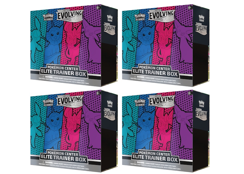 Pokemon Evolving Skies Elite Trainer deals Box Glaceon/Vaporeon/Sylveon/Espeon