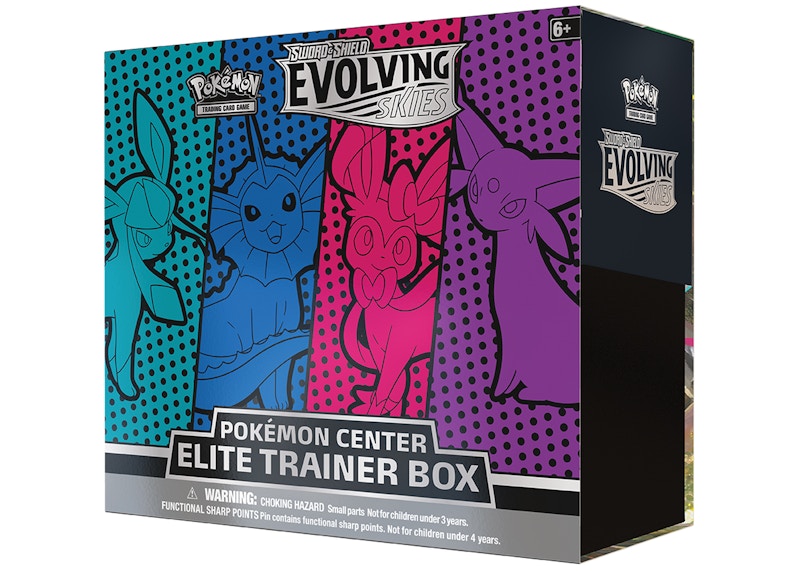 Pokemon Evolving popular Skies Elite Trainer Box Glaceon/Vaporeon/Sylveon/Espeon