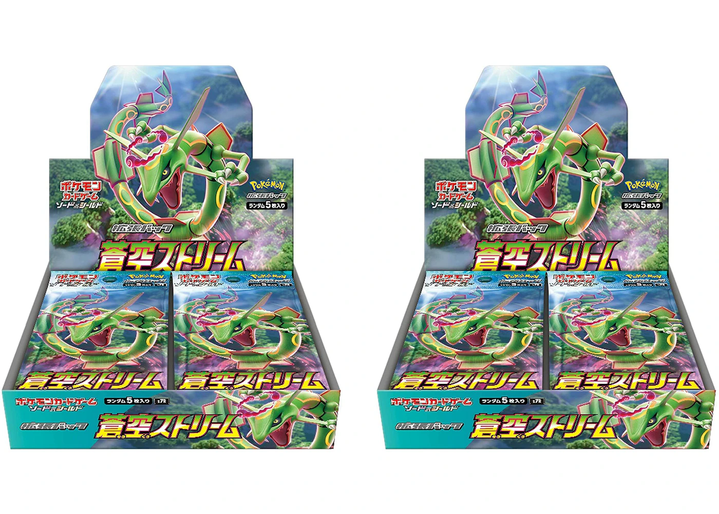 Pokmon TCG Sword & Shield Expansion Pack S7R Blue Sky Stream Booster Box 2x Lot (Japanese) - US Pokmon TCG Sword & Shield Expansion Pack S7R Blue Sky Stream Booster Box 2x Lot (Japanese) - US