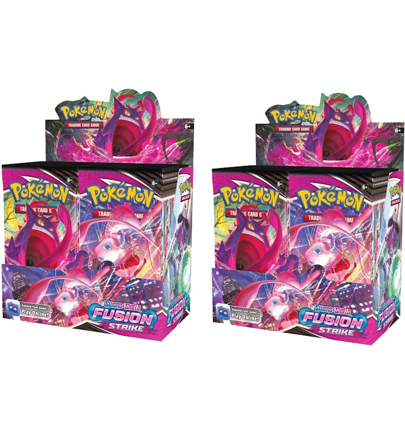 Pokmon TCG Sword & Shield Fusion Strike Booster Box 2x Lot - US Pokmon TCG Sword & Shield Fusion Strike Booster Box 2x Lot - US