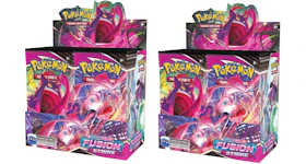 Pokémon TCG Sword & Shield Fusion Strike Booster Box 2x Lot
