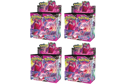 Pokmon TCG Sword & Shield Fusion Strike Booster Box 4x Lot - US Pokmon TCG Sword & Shield Fusion Strike Booster Box 4x Lot - US