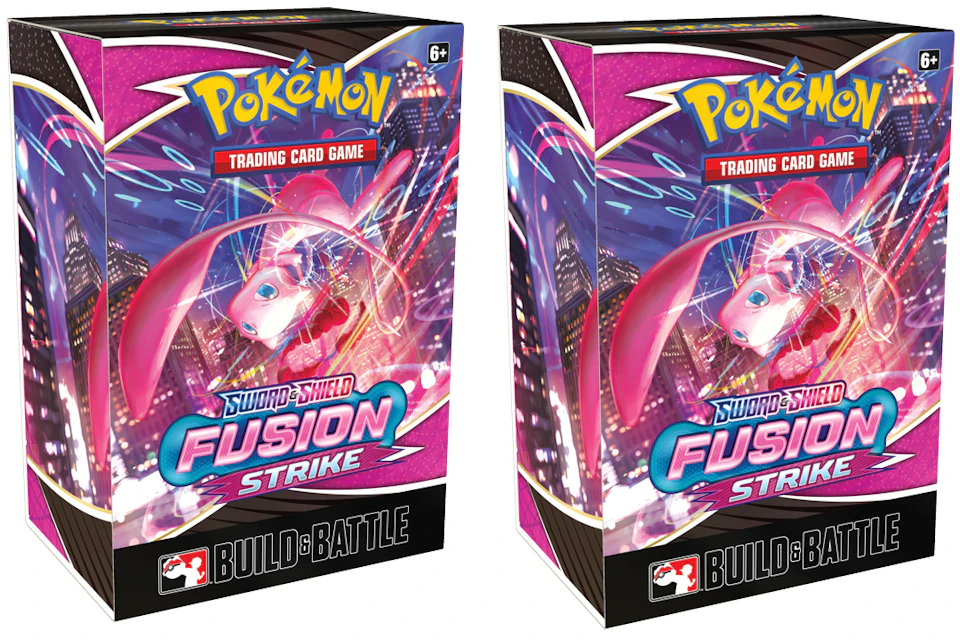 Pokémon TCG Sword & Shield Fusion Strike Build & Battle Box 2x Lot