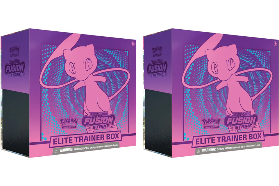 Pokémon TCG Sword & Shield Fusion Strike Elite Trainer Box 2x Lot