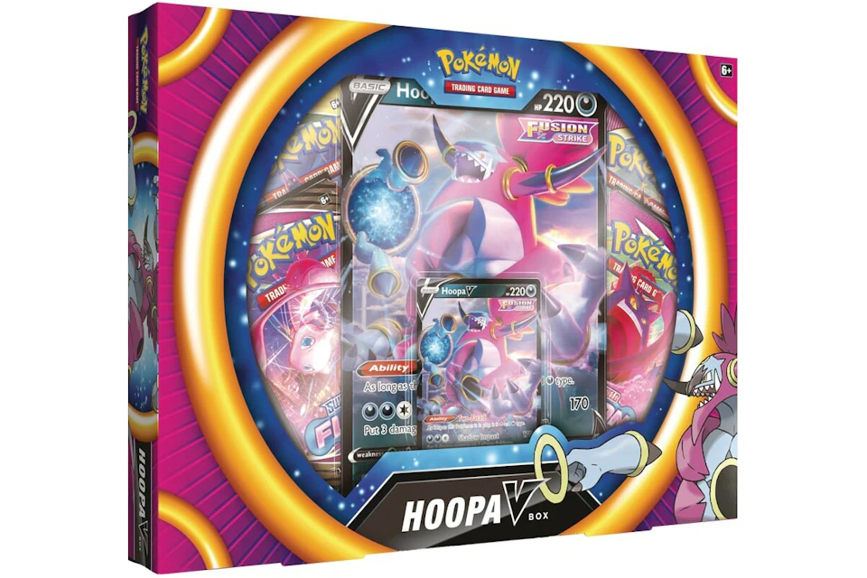 Pokémon TCG Sword & Shield Fusion Strike Hoopa V Collection Box