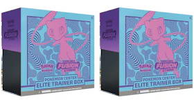 Pokémon TCG Sword & Shield Fusion Strike Pokémon Center Elite Trainer Box 2x Lot