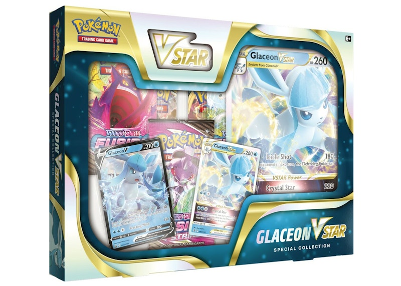 Pokémon TCG Sword & Shield Glaceon VSTAR Special Collection Pokémon TCG Sword & Shield Glaceon VSTAR Special Collection