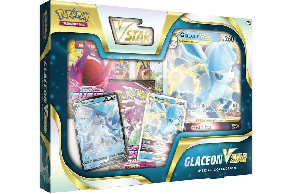 Pokémon TCG Sword & Shield Glaceon VSTAR Special Collection Box