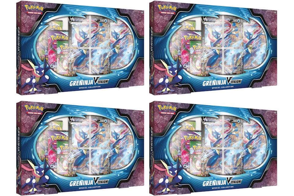 Pokémon TCG Sword & Shield Greninja V-UNION Special Collection Box 4x Lot