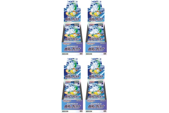 Scatola di buste Arcana a incandescenza Spada e Scudo del GCC Pokémon (giapponese) 4x lotto