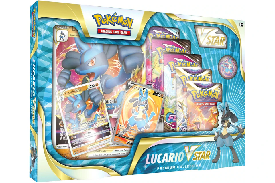 Pokémon TCG Sword & Shield Lucario VSTAR Premium Collection Box