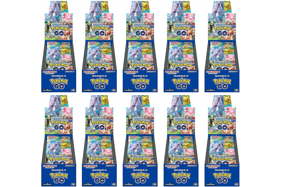 Pokémon TCG Sword & Shield Pokémon GO Booster Box (Japanese) 10x Lot