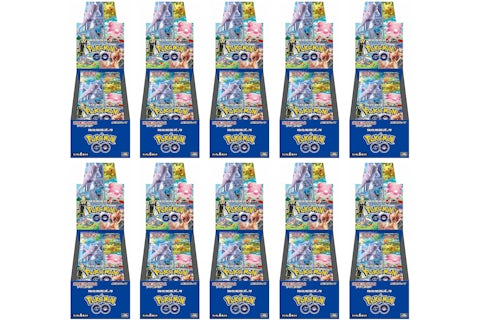Pokmon TCG Sword & Shield Pokmon GO Booster Box (Japanese) 10x Lot - US Pokmon TCG Sword & Shield Pokmon GO Booster Box (Japanese) 10x Lot - US